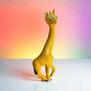 Vintage 1977 Homco Giraffe Wall Hanging Molded Plastic Nursery Safari Kids Room